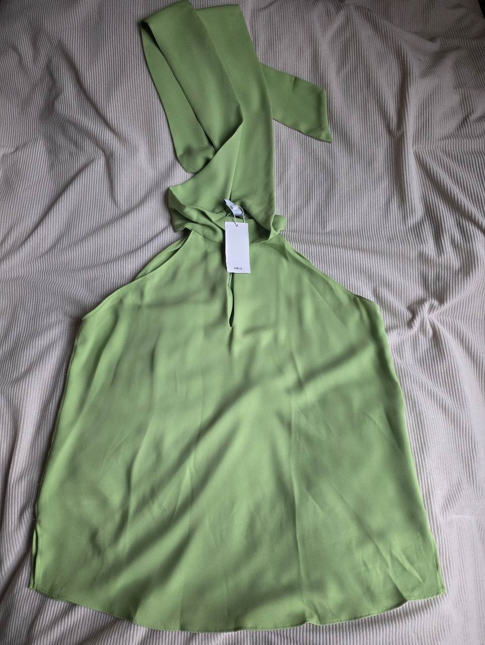 Mango Halter Top back-tie lime sz 6, 8, 10, 12 NWT - Picture 12 of 16